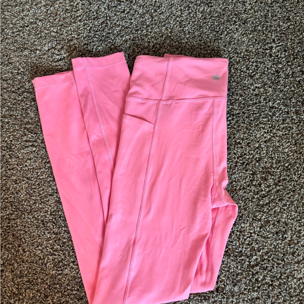 Athleta Girl Bright Pink Leggings